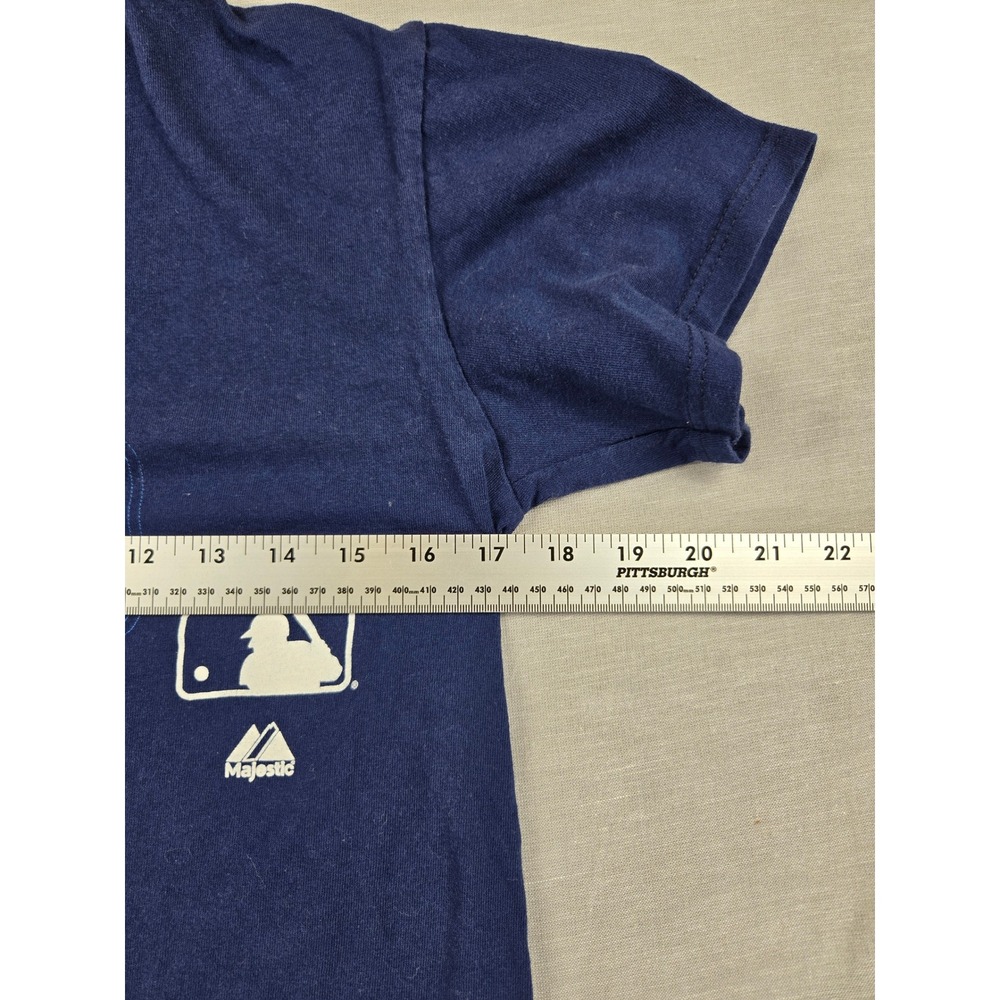 Majestic Mens New York‎ Yankees MLB Authentic Collection Navy Graphic T-Shirt S - Picture 3 of 10